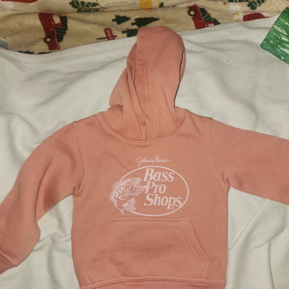 Bass Pro Shops Kids Pink Hoodie